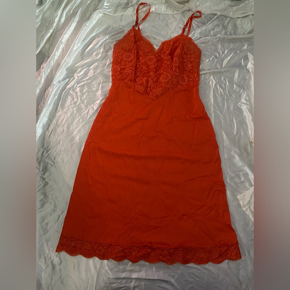Orange night gown